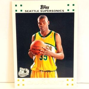 2007-08 Topps Kevin Durant Rookie Card- Sonics